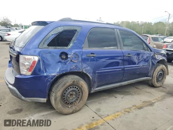 2006 Chevrolet Equinox LS z VIN 2CNDL13F066000302, wystawiony jako Copart lot #73563534 z przebiegiem Nie podano mil oraz Szkoda całkowita • Salvage title. Historia ofert i sprzedaży dostępna na DreamBid. Obrazek 3.