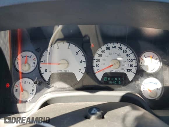 2006 Dodge 1500 SLT with VIN 1D7HA16N06J184079, listed as a Copart auction lot 44066965 with 184,013 mi miles and Salvage title. Bid and sale history available at DreamBid. Image 9.