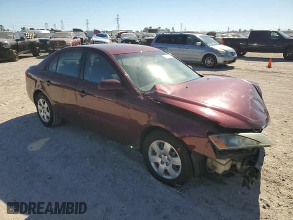✅ 2008 Hyundai Sonata GLS • VIN: 5NPET46C68H300677 • Lot: 80617534. Listed on Copart with 74,662 mi. Free auction sales archive from the USA and detailed vehicle history report at DreamBid. Image 4.
