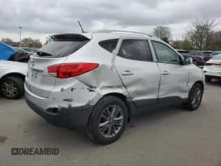 2014 Hyundai Tucson SE with VIN KM8JU3AG7EU801588, listed as a Copart auction lot 49886364 with 133,636 mi miles and Salvage title. Bid and sale history available at DreamBid. Image 3.