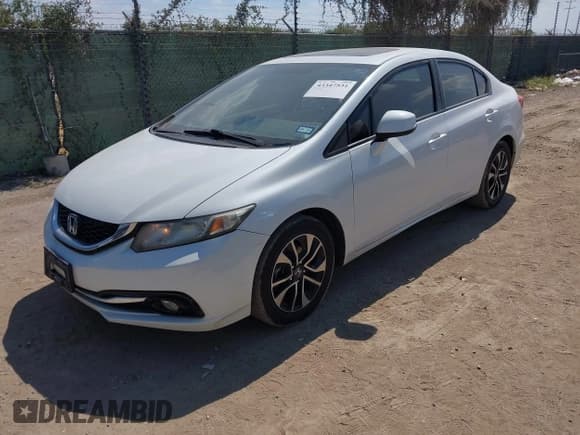✅ 2013 Honda Civic EX-L • VIN: 19XFB2F97DE073370 • Lot: 43347531. Listed on IAAI with 185,546 mi. Free auction sales archive from the USA and detailed vehicle history report at DreamBid. Image 2.