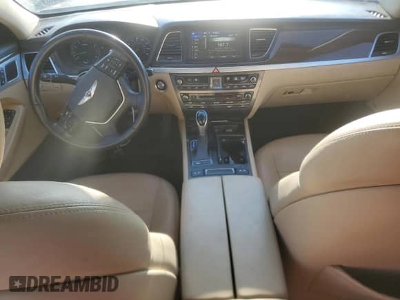 2015 Hyundai Genesis 3.8L z VIN KMHGN4JE9FU028507, wystawiony jako Copart lot #74662264 z przebiegiem 126 358 mil mil oraz Szkoda całkowita • Salvage title. Historia ofert i sprzedaży dostępna na DreamBid. Obrazek 8.