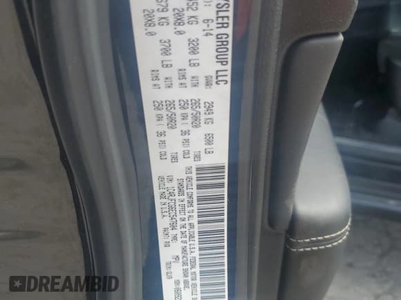 ✅ 2014 Jeep Grand Cherokee Overland • VIN: 1C4RJFCG6EC547604 • Lot: 55824944. Listed on Copart with 128,330 mi. Free auction sales archive from the USA and detailed vehicle history report at DreamBid. Image 13.