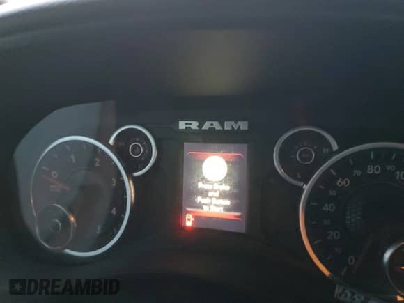 2021 Ram 1500 Big Horn with VIN 1C6SRFFM4MN655872, listed as a Copart auction lot 81506234 with Not provided miles and Salvage title. Bid and sale history available at DreamBid. Image 9.