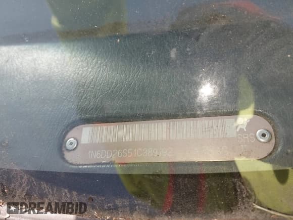 ✅ 2001 Nissan Frontier XE • VIN: 1N6DD26S51C389192 • Lot: 43633106. Wystawiony na IAAI z przebiegiem 245 128 mil. Bezpłatny archiwum sprzedaży aukcyjnych z USA i szczegółowy raport historii pojazdu na DreamBid. Zdjęcie 9.