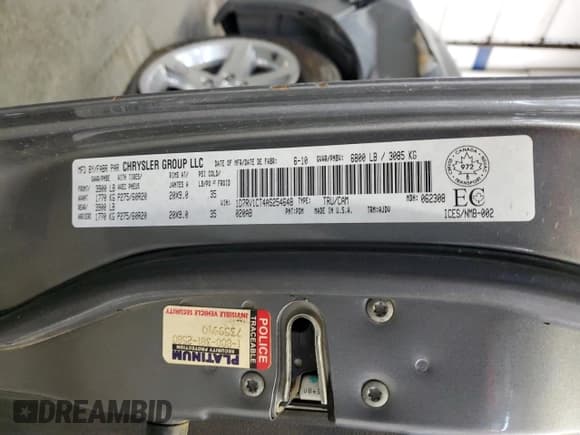 ✅ 2010 Dodge 1500 SLT • VIN: 1D7RV1CT4AS254648 • Lot: 41461725. Wystawiony na Copart z przebiegiem 210 124 mil. Bezpłatny archiwum sprzedaży aukcyjnych z USA i szczegółowy raport historii pojazdu na DreamBid. Zdjęcie 15.