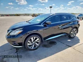 2015 Nissan Murano SL with VIN 5N1AZ2MG0FN240539, listed as a Copart auction lot 85301125 with 137,480 mi miles and Clean title. Bid and sale history available at DreamBid. Image 1.