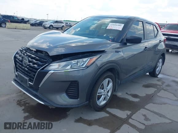 ✅ 2021 Nissan Kicks S • VIN: 3N1CP5BV9ML508025 • Lot: 43016901. Listed on IAAI with 55,687 mi. Free auction sales archive from the USA and detailed vehicle history report at DreamBid. Image 19.