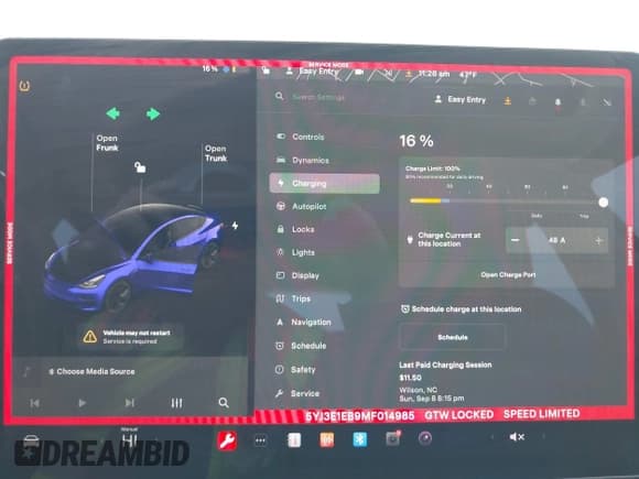 ✅ 2021 Tesla Model 3 Long Range • VIN: 5YJ3E1EB9MF014985 • Lot: 41672208. Wystawiony na IAAI z przebiegiem 52 222 mil. Bezpłatny archiwum sprzedaży aukcyjnych z USA i szczegółowy raport historii pojazdu na DreamBid. Zdjęcie 17.