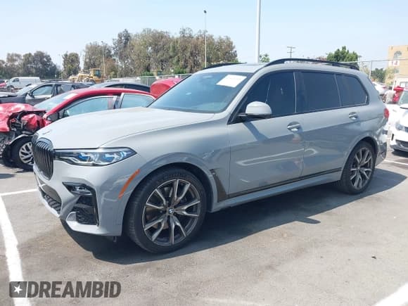 ✅ 2022 BMW X7 M50i • VIN: 5UXCX6C06N9K18629 • Лот: 42615345. Опубликован ранее на IAAI с пробегом 24 030 миль. Бесплатный доступ к архиву аукционных продаж из США и подробный отчёт об истории автомобиля на DreamBid. Изображение 2.