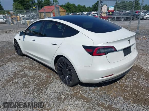 ✅ 2021 Tesla Model 3 Performance • VIN: 5YJ3E1EC4MF094253 • Лот: 42582581. Опубликован ранее на IAAI с пробегом 73 879 миль. Бесплатный доступ к архиву аукционных продаж из США и подробный отчёт об истории автомобиля на DreamBid. Изображение 3.