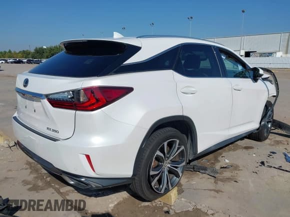 ✅ 2017 Lexus RX 350 • VIN: 2T2ZZMCA6HC034448 • Lot: 43363877. Listed on IAAI with 91,286 mi. Free auction sales archive from the USA and detailed vehicle history report at DreamBid. Image 4.