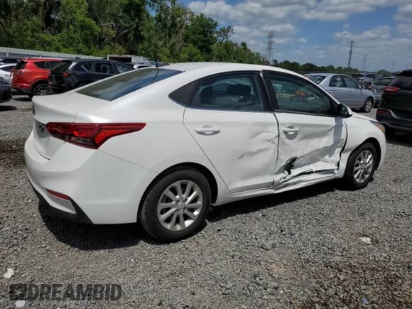 2022 Hyundai Accent SEL с VIN 3KPC24A67NE189942, выставлен на аукционе Copart как лот 48213424 с пробегом 23 018 миль миль и . История ставок и продаж доступна на DreamBid. Изображение 3.