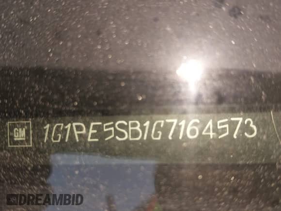 2016 Chevrolet Cruze LT с VIN 1G1PE5SB1G7164573, выставлен на аукционе IAAI как лот 40877577 с пробегом 89 852 миль миль и . История ставок и продаж доступна на DreamBid. Изображение 9.