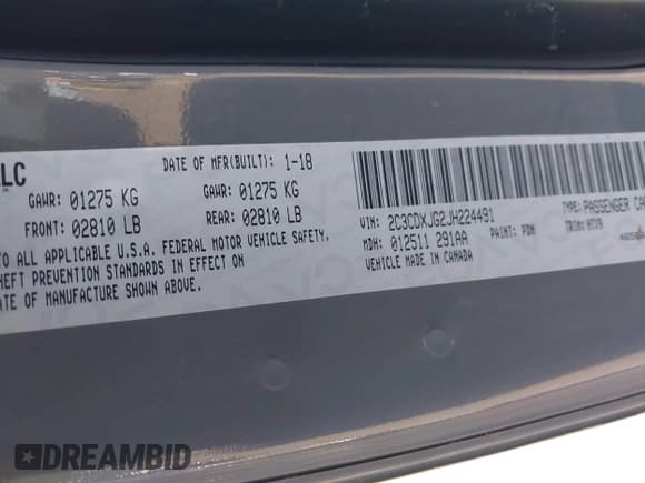 ✅ 2018 Dodge Charger GT • VIN: 2C3CDXJG2JH224491 • Lot: 43205414. Wystawiony na IAAI z przebiegiem 118 876 mil. Bezpłatny archiwum sprzedaży aukcyjnych z USA i szczegółowy raport historii pojazdu na DreamBid. Zdjęcie 9.