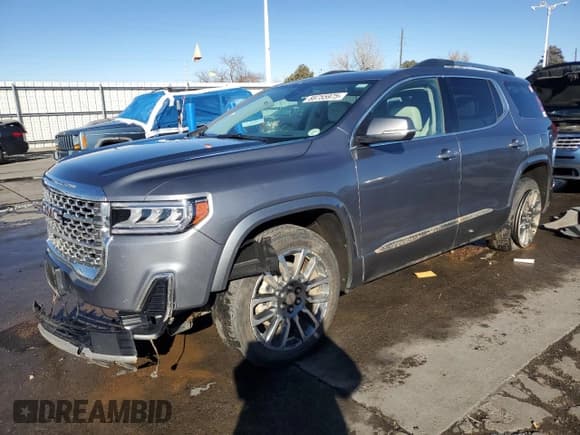 ✅ 2021 GMC Acadia Denali • VIN: 1GKKNXLSXMZ134911 • Лот: 88755975. Опубликован ранее на Copart с пробегом 42 927 миль. Бесплатный доступ к архиву аукционных продаж из США и подробный отчёт об истории автомобиля на DreamBid. Изображение 1.