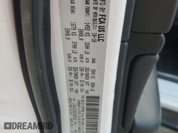 ✅ 2019 Jeep Grand Cherokee Overland • VIN: 1C4RJFCGXKC583792 • Lot: 65344905. Listed on Copart with 66,209 mi. Free auction sales archive from the USA and detailed vehicle history report at DreamBid. Image 13.