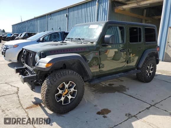 ✅ 2020 Jeep Wrangler Unlimited Rubicon • VIN: 1C4HJXFG9LW329455 • Лот: 47429375. Опубликован ранее на Copart с пробегом 57 629 миль. Бесплатный доступ к архиву аукционных продаж из США и подробный отчёт об истории автомобиля на DreamBid. Изображение 1.
