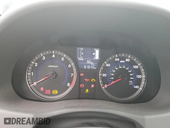 ✅ 2017 Hyundai Accent SE • VIN: KMHCT4AE9HU241321 • Лот: 72276094. Опубликован ранее на Copart с пробегом 91 314 миль. Бесплатный доступ к архиву аукционных продаж из США и подробный отчёт об истории автомобиля на DreamBid. Изображение 9.