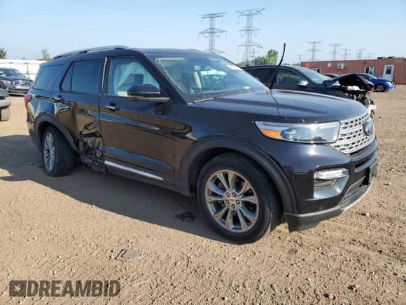 2022 Ford Explorer Limited z VIN 1FMSK8FHXNGB57480, wystawiony jako Copart lot #68539955 z przebiegiem 23 489 mil mil oraz Szkoda całkowita • Salvage title. Historia ofert i sprzedaży dostępna na DreamBid. Obrazek 4.