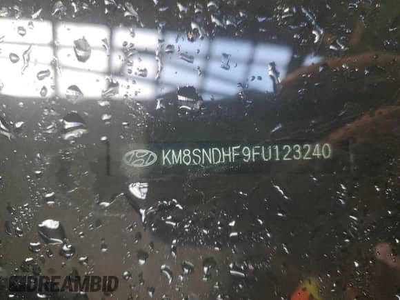 2015 Hyundai Santa Fe GLS с VIN KM8SNDHF9FU123240, выставлен на аукционе Copart как лот 87432545 с пробегом 104 018 миль миль и Чистый • Clean title. История ставок и продаж доступна на DreamBid. Изображение 13.