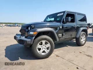 ✅ 2020 Jeep Wrangler Sport S • VIN: 1C4GJXAN2LW228050 • Lot: 71933785. Listed on Copart with 86,399 mi. Free auction sales archive from the USA and detailed vehicle history report at DreamBid. Image 1.