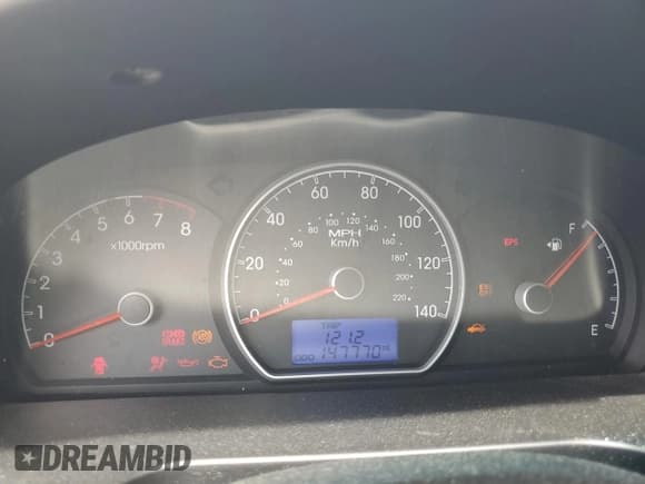 ✅ 2010 Hyundai Elantra SE • VIN: KMHDU4AD0AU868505 • Lot: 80706185. Listed on Copart with 147,770 mi. Free auction sales archive from the USA and detailed vehicle history report at DreamBid. Image 9.