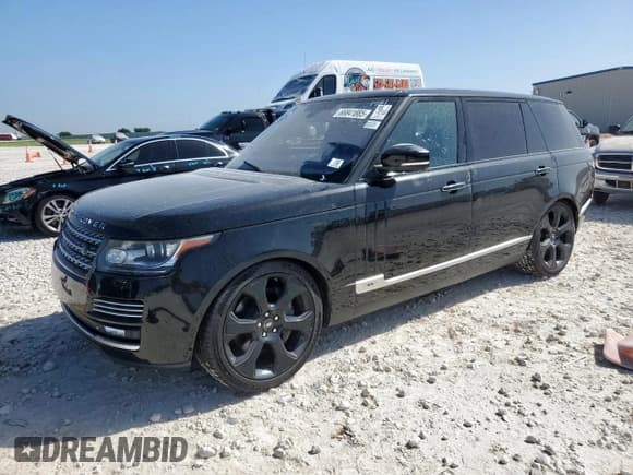 ✅ 2015 Land Rover Range Rover Autobiography • VIN: SALGV3TF2FA226375 • Lot: 66841885. Listed on Copart with 116,909 mi. Free auction sales archive from the USA and detailed vehicle history report at DreamBid. Image 1.