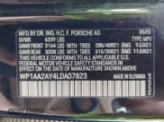 ✅ 2020 Porsche Cayenne • VIN: WP1AA2AY4LDA07823 • Lot: 42449972. Listed on IAAI with 61 mi. Free auction sales archive from the USA and detailed vehicle history report at DreamBid. Image 9.