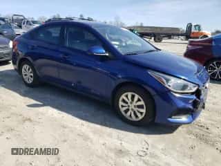 2019 Hyundai Accent SE with VIN 3KPC24A3XKE047277, listed as a Copart auction lot 41313613 with 40,528 mi miles and . Bid and sale history available at DreamBid. Image 4.