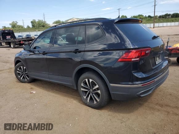 ✅ 2023 Volkswagen Tiguan S • VIN: 3VVRB7AX9PM052225 • Lot: 71368735. Listed on Copart with 37,647 mi. Free auction sales archive from the USA and detailed vehicle history report at DreamBid. Image 2.