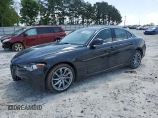 ✅ 2018 Alfa Romeo Giulia • VIN: ZARFAEDN5J7594741 • Lot: 54889165. Listed on Copart with 63,215 mi. Free auction sales archive from the USA and detailed vehicle history report at DreamBid. Image 1.