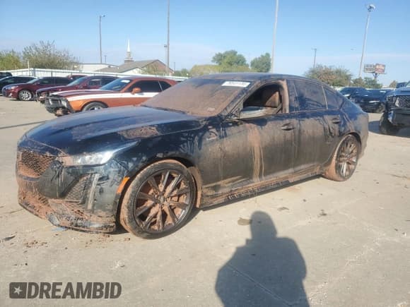 ✅ 2024 Cadillac CT5-V • VIN: 1G6DR5RW3R0129393 • Lot: 76541134. Wystawiony na Copart z przebiegiem Nie podano. Bezpłatny archiwum sprzedaży aukcyjnych z USA i szczegółowy raport historii pojazdu na DreamBid. Zdjęcie 1.