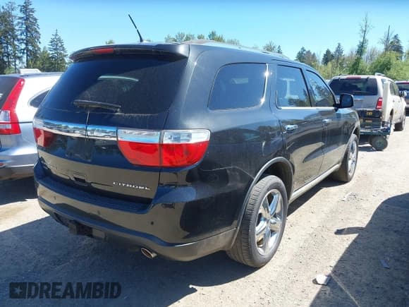 ✅ 2012 Dodge Durango Citadel • VIN: 1C4SDJET7CC286082 • Lot: 42196420. Listed on IAAI with 186,459 mi. Free auction sales archive from the USA and detailed vehicle history report at DreamBid. Image 4.