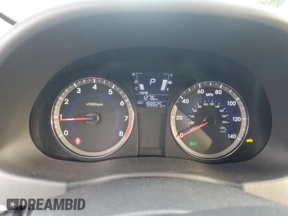 ✅ 2013 Hyundai Accent GLS • VIN: KMHCT4AE4DU570146 • Lot: 93766985. Listed on Copart with 98,825 mi. Free auction sales archive from the USA and detailed vehicle history report at DreamBid. Image 9.