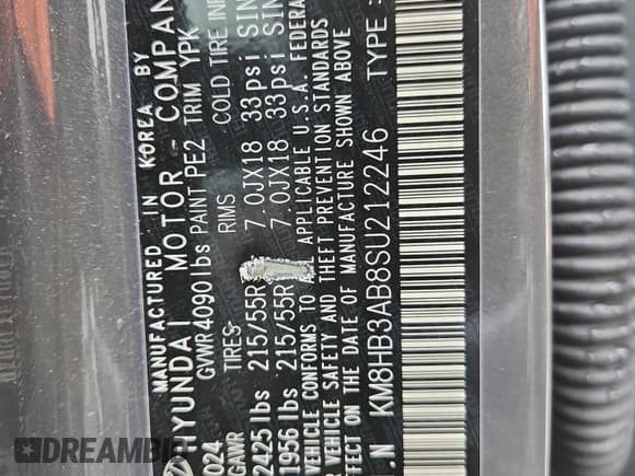 ✅ 2025 Hyundai Kona SEL • VIN: KM8HB3AB8SU212246 • Lot: 90502825. Wystawiony na Copart z przebiegiem 26 522 mil. Bezpłatny archiwum sprzedaży aukcyjnych z USA i szczegółowy raport historii pojazdu na DreamBid. Zdjęcie 14.