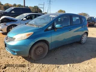 ✅ 2014 Nissan Note SV • VIN: 3N1CE2CP8EL351819 • Lot: 91384775. Listed on Copart with 118,340 mi. Free auction sales archive from the USA and detailed vehicle history report at DreamBid. Image 1.