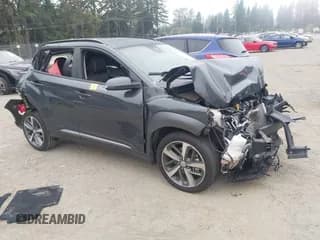 ✅ 2021 Hyundai Kona Ultimate • VIN: KM8K5CA56MU668014 • Лот: 43208037. Опубликован ранее на IAAI с пробегом 40 843 миль. Бесплатный доступ к архиву аукционных продаж из США и подробный отчёт об истории автомобиля на DreamBid. Изображение 1.