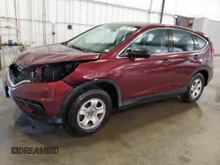 ✅ 2015 Honda CR-V LX • VIN: 5J6RM4H38FL129039 • Lot: 66040755. Listed on Copart with 88,453 mi. Free auction sales archive from the USA and detailed vehicle history report at DreamBid. Image 1.