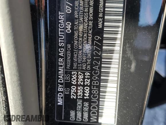 ✅ 2016 Mercedes-Benz S 550 • VIN: WDDUG8FB9GA212779 • Lot: 86640105. Listed on Copart with 56,172 mi. Free auction sales archive from the USA and detailed vehicle history report at DreamBid. Image 12.