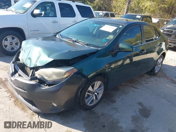 ✅ 2014 Toyota Corolla LE Eco • VIN: 5YFBPRHE4EP056240 • Lot: 43713546. Listed on IAAI with 188,666 mi. Free auction sales archive from the USA and detailed vehicle history report at DreamBid. Image 2.