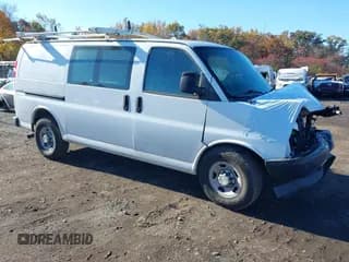 ✅ 2017 Chevrolet Express Cargo • VIN: 1GCWGAFFXH1338504 • Lot: 43446402. Listed on IAAI with 95,666 mi. Free auction sales archive from the USA and detailed vehicle history report at DreamBid. Image 1.