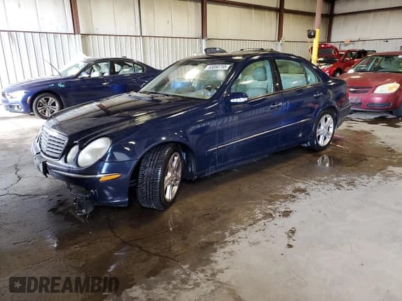 ✅ 2005 Mercedes-Benz E 500 • VIN: WDBUF83JX5X171970 • Lot: 93080755. Listed on Copart with 152,653 mi. Free auction sales archive from the USA and detailed vehicle history report at DreamBid. Image 1.