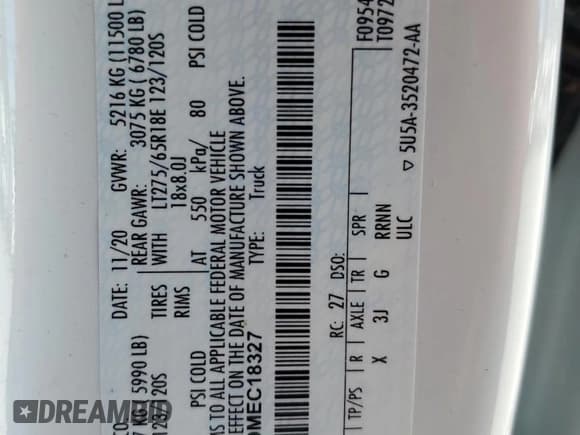 ✅ 2021 Ford F-350 XLT • VIN: 1FT8W3BT9MEC18327 • Lot: 71986995. Wystawiony na Copart z przebiegiem 74 803 mil. Bezpłatny archiwum sprzedaży aukcyjnych z USA i szczegółowy raport historii pojazdu na DreamBid. Zdjęcie 12.