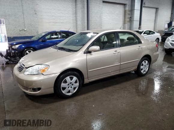 ✅ 2005 Toyota Corolla CE • VIN: 1NXBR32E65Z517131 • Lot: 91895355. Listed on Copart with 110,436 mi. Free auction sales archive from the USA and detailed vehicle history report at DreamBid. Image 1.