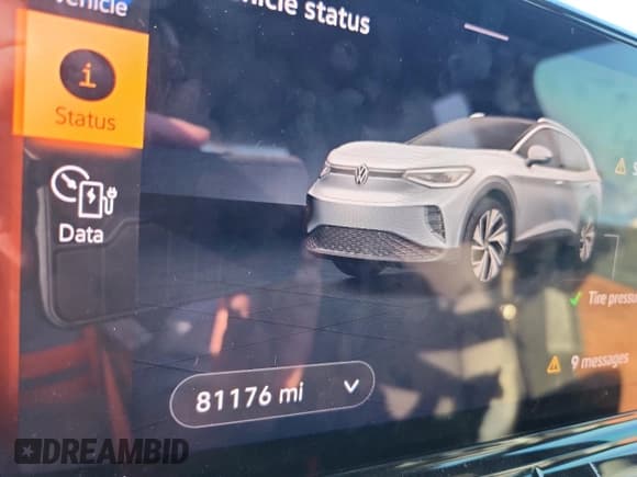 ✅ 2021 Volkswagen ID.4 Pro S • VIN: WVGTMPE23MP029344 • Lot: 91462605. Wystawiony na Copart z przebiegiem 81 176 mil. Bezpłatny archiwum sprzedaży aukcyjnych z USA i szczegółowy raport historii pojazdu na DreamBid. Zdjęcie 9.