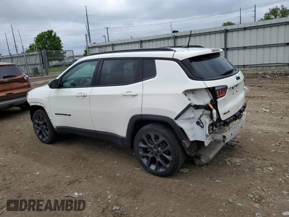 2021 Jeep Compass 80th Anniversary z VIN 3C4NJDEB1MT561871, wystawiony jako Copart lot #56173465 z przebiegiem 59 661 mil mil oraz Szkoda całkowita • Salvage title. Historia ofert i sprzedaży dostępna na DreamBid. Obrazek 2.