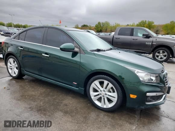 ✅ 2015 Chevrolet Cruze LTZ • VIN: 1G1PG5SB2F7187417 • Lot: 85357685. Listed on Copart with 65,841 mi. Free auction sales archive from the USA and detailed vehicle history report at DreamBid. Image 4.