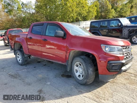 ✅ 2021 Chevrolet Colorado 4WD Work Truck • VIN: 1GCGTBEN6M1266189 • Лот: 81984895. Опубликован ранее на Copart с пробегом 71 520 миль. Бесплатный доступ к архиву аукционных продаж из США и подробный отчёт об истории автомобиля на DreamBid. Изображение 4.