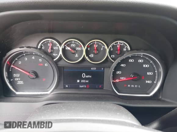 2022 Chevrolet Silverado 1500 LT z VIN 3GCPWCED9NG151593, wystawiony jako IAAI lot #42678291 z przebiegiem 56 973 mil mil oraz . Historia ofert i sprzedaży dostępna na DreamBid. Obrazek 7.